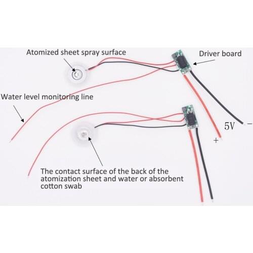 Water level protection humidifier module, resin potting, waterproof humidifier, water meter, aroma diffuser