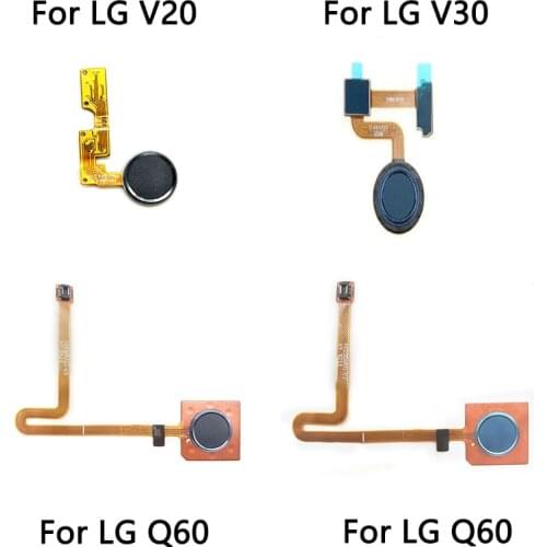 New For LG V20 V30 V40 Q60 LMX525 K50 LMX520 Home Button FingerPrint Touch ID Sensor Flex Cable Ribbon Replacement Parts