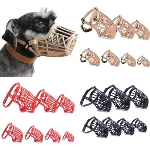 New Pet Dog Muzzles 2 Kinds style Environmental Protection Rubber Dog Cover for Puppy and Medium Dog collar Pet Supplies XS-XXXL