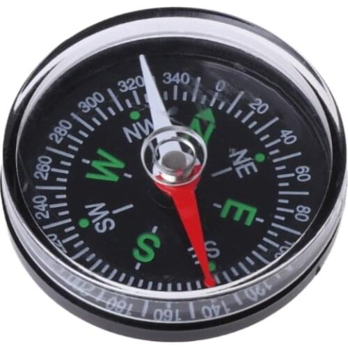 New Portable Mini Precise Compass Practical Guider for Camping Hiking North Navigation Survival Button Design Compass
