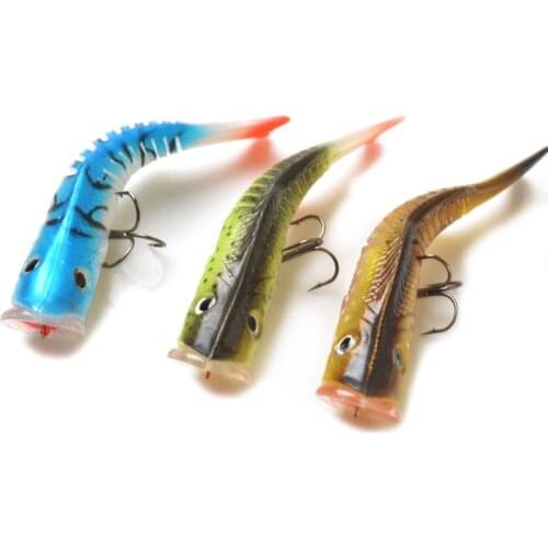 TOMA Soft Fishing Lure Floating 110mm 17g Swimbait Lifelike Soft Fish Artificial Bait Wobble Saltwater Sea Fishing Bass Pike