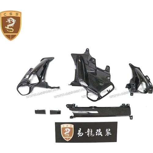 Fit for Ferrari 458 Dry Carbon Fiber Car Air Condition O style Car Styling Automobile Decoration