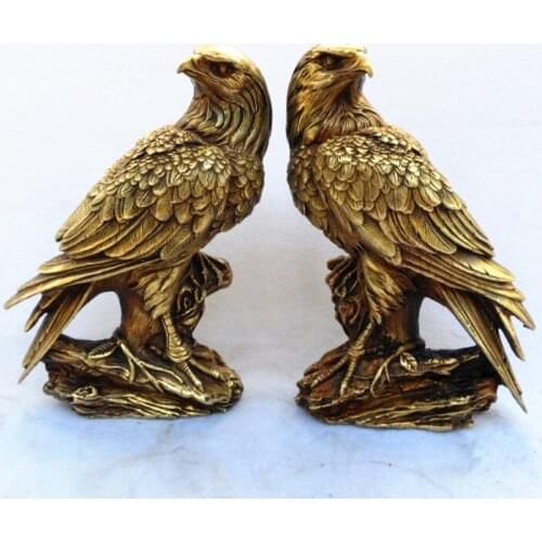 With the opening of the Eagle Eagle copper ornaments talisman Eagle bronze ornaments on display a Feng Shui