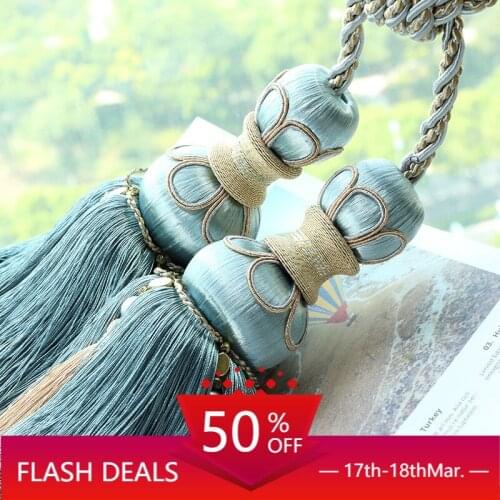 Curtain Bandage Rope Hanging Ball European Curtain Hook Wall Hook Tassel Hanging Ball Hanging Ball Tassel Living Room Creative