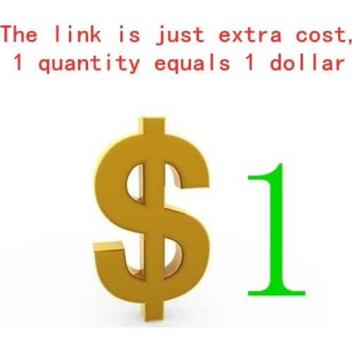 The link is just extra cost, 1 quantity equals 1 dollar