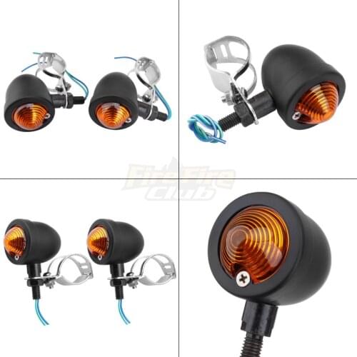Motorcycle Turn Signal light Fork For Harley Honda Yamaha Suzuki Kawasaki Cafe Racer Sportster