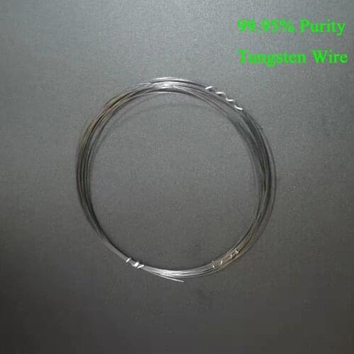 5meters 99.95% Purity tungsten wire 0.3mm/0.4mm/0.5mm/0.6mm DIY Experiment tungsten wire
