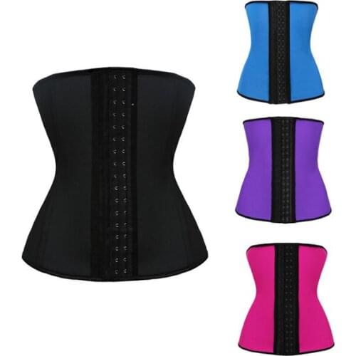 Hot sale slimming intimates waist cincher corset Steel Bone Rubber Corset