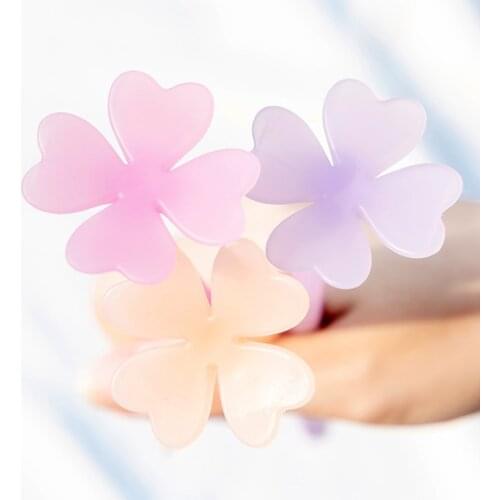 4pc Kawaii Lucky Clover Discoloration Gel Pen Creative Korean Stationery Cute Silicone Student Exam Writing Signature Pen 0.5mm