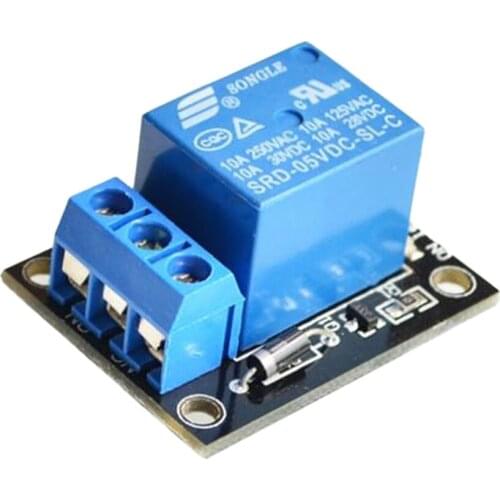 5V Relay Module for MCU with Indicator Light 1 Channel Relay Module