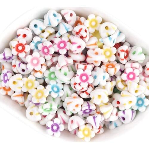 50pcs/Lot Candy Acrylic Spaced Beads Double Hole Beads For Jewelry Making DIY for Kids Puzzle Handmade Charms Bracelet Earrings