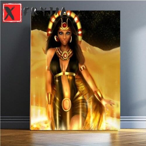 DIY diamond painting Egyptian woman cross stitch full mosaic diamond embroidery square / round 5D handmade gift home decoration