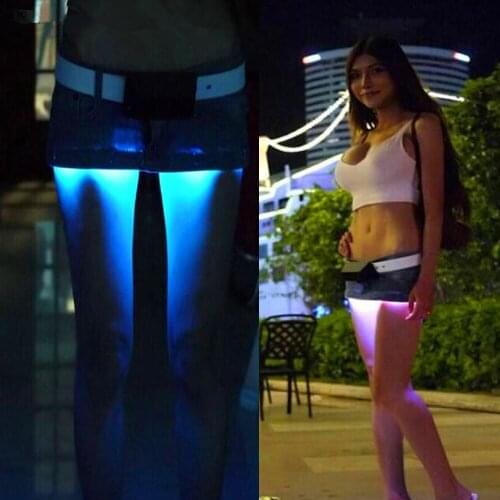 Fashion Mini LED Sexy Skirt Party Nightclub Mini Skirts Fashion Female Fitted Tight All-over Skirt