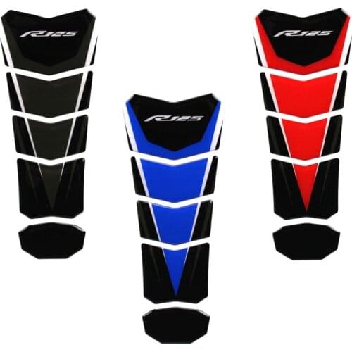 MOTORIST carbon fiber 3D Motorcycle Sticker Moto Gas Fuel Tank Protector Pad Cover Decoration Decals For YAMAHA YZF R125 R 125