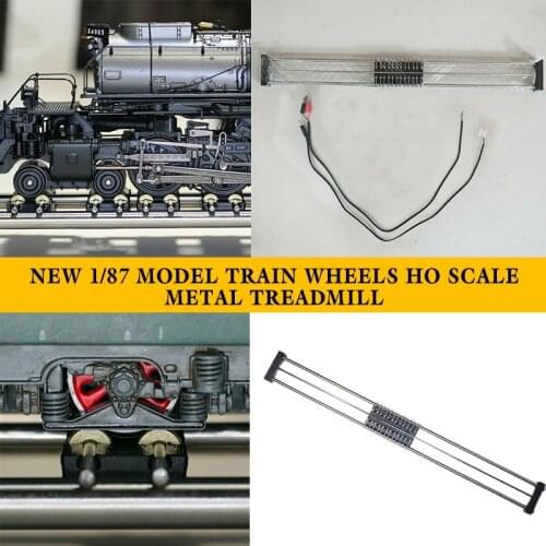 NEW 1/87 Model Railway Train Wheels for Ho Scale Metal Treadmill Track Bearing DIY Accessories Parts Set