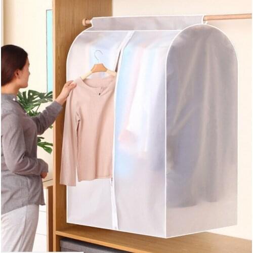 Clothing Cover Transparent Clothes Hanging Garment Dress Clothes Suit Coat Dust Covers Home Storage Bag Wardrobe Organizer