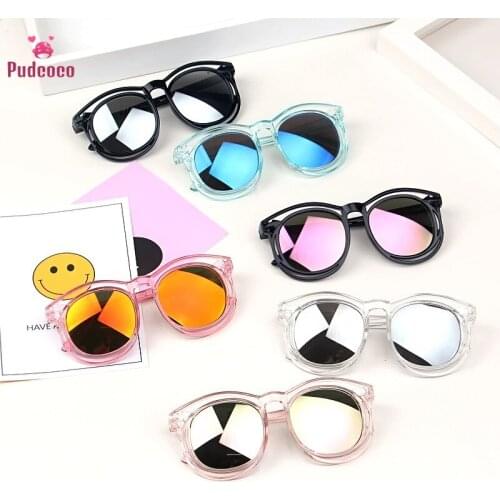 Pudcoco 1pc Infant Kids Baby Girls Boys Summer Sunglasses Solid Frame Goggles Toddler Kid UV Protection Eyeglasses