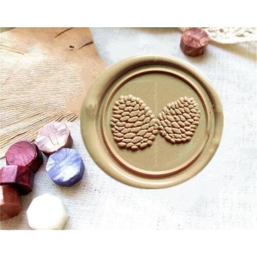Pinecone Sealing Wax Stamp -Pinecone Wax Seal Stamp - Letter Wax Seal Kit - Personal Wax Sealing Stamp - Package Decoration Wax