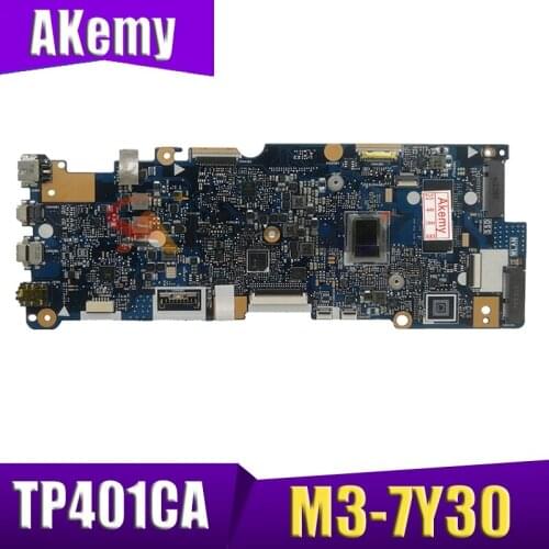 TP401CA Laptop Motherboard For Asus VivoBook Flip 14 TP401CA TP401C TP401CA7Y30 Mainboard M3-7Y30 4GB