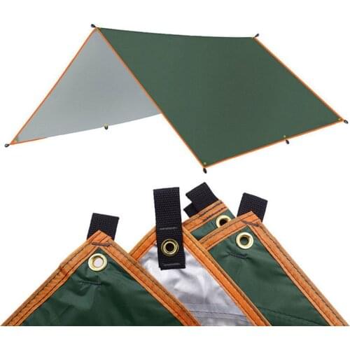 4x3m 3x5m Awning Waterproof Tarp Tent Shade Ultralight Garden Canopy Sunshade Outdoor Camping Hammock Rain Fly Beach Sun Shelter