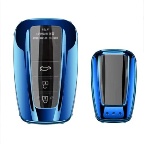 Beautiful New Soft TPU car key case Full cover For Toyota Prius Camry Corolla C-HR CHR RAV4 Prado 2018 keychain Auto Accessories