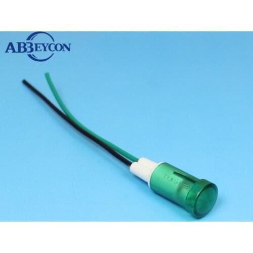 ZS39 AC 220V Electrical 12mm dia Flash Pilot Light 12mm pilot light