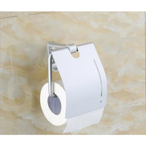 1PC Space Alumimum toilet paper holder for bathroom Cassette Rewinder Convenient Tissue Boxes Home Bathroom Accessories NG 009