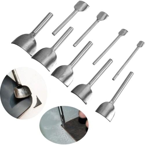 1PC Leather Craft Half-Round Cutter Punch Tools DIY Leather Belt Wallet Strap Cowhide Punches Set Leathercraft Tools