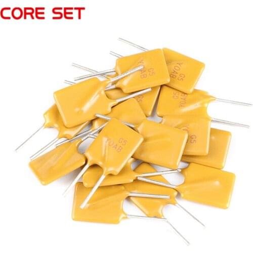 10PCS 16V 5A 5000MA PPTC Resettable Fuse RGEF500 GF500 Pitch 5mm