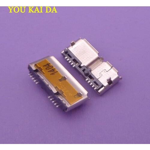 30pcs/lot Female USB 3.0 Socket Micro mini 10pin USB 3.0 Mobile hard disk Jack HDD interface connector