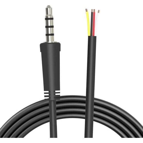 Ancable 3.5mm Bare Wire Audio Cable With TS TRS TRRS 1/4 inch Adapter