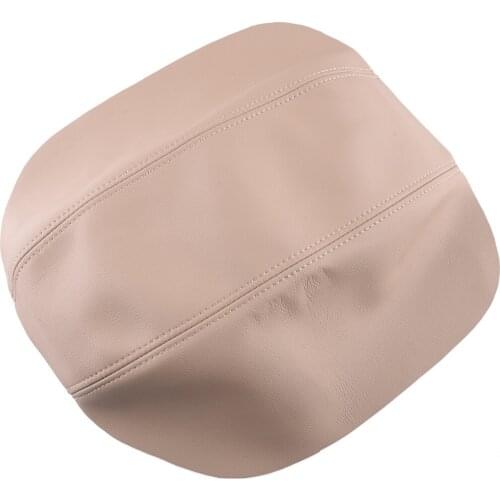 Beige Car Microfiber Leather Console Center Armrest Box Lid Cover Fit For Volvo S80 1999 2000 2001 2002 2003 2004 2005 2006