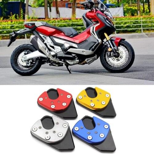 Free shipping Motorcycle Side Stand Pad Plate Kickstand Enlarger Support Extension For HONDA XADV X-ADV 750 2017 2018 X ADV