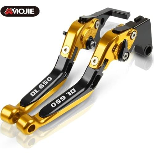 Motorcycle Adjustable Handle Levers Brake Clutch Lever For Suzuki DL650 V-STROM DL 650 VSTROM 2004 2005 2006 2007 2008 2009 2010