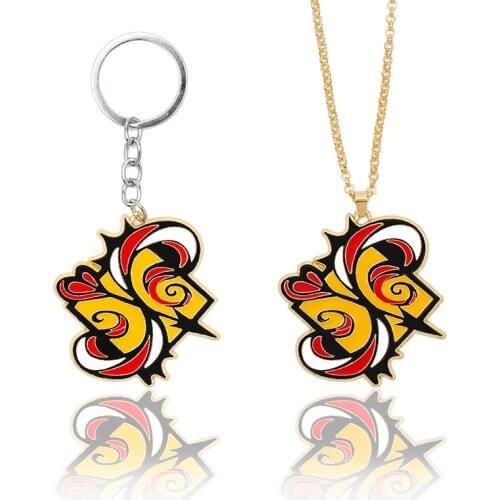 Anime SK8 The Infinity Keychains Reki Langa Miya Enamel Metal Keyring Key Chains For Men Women Car Key Holder Jewelry Gifts