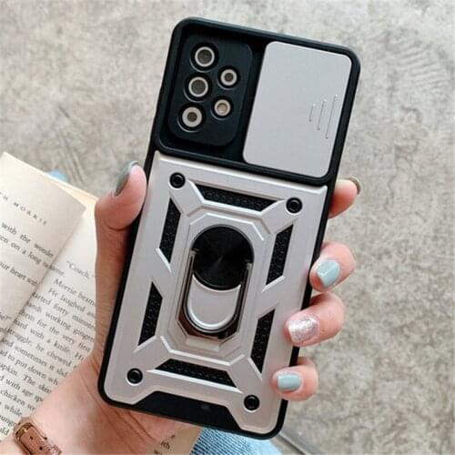 Armor Shockproof Magnetic Phone Case For Samsung Galaxy Note 10 20 Ultra S20 S21 Plus A20 A30 A20S A21S Stand Holder Back Cover