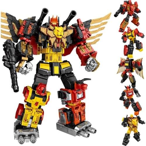 Weijiang NBK 5 IN 1 NEW predaking Devastator Transformation Movie Toys boy Big size 45cm Robot KO G1 Action Figure Model kid toy