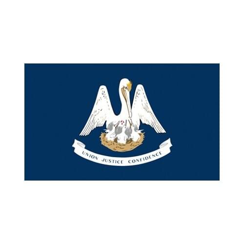 90x150cm us usa state union justice confidence louisiana flag