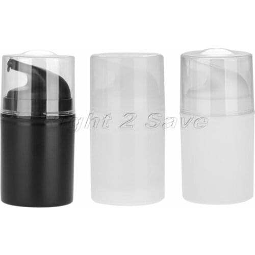 50ml Emulsion Pump Bottle Plastic Cosmetic Jar Empty Container Refillable Portable Travel Cream Shampoo Lotion Pressed Spray Pot