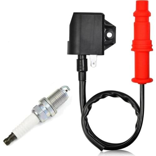 Ignition Coil & Spark Plug for Polaris Ranger 400 500 Sportsman 400 450 500 2004-2014 3089239