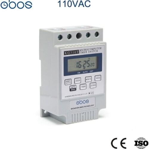 KG316T 50/60Hz 110V 25A timer digital can open and close all kinds of power supply automatically according to the users time