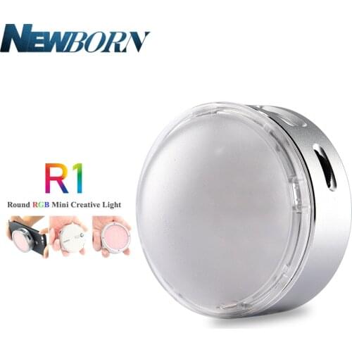GODOX R1 RGB ring light Mini Creative light Built in Magent Led for Viedo Smartphone Photo Camera Photography lighting
