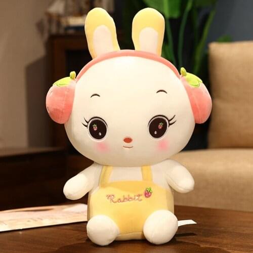 Cute earpiece rabbit doll bed Plush Doll sleeping pillow Girl Super Soft Doll Girl Doll