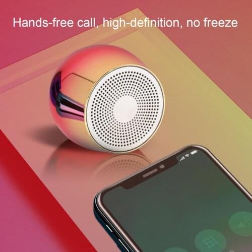Mini Bluetooth 5.0 Speaker Column Rechargeable Heavy Bass Sound Portable Speaker Sound Box for Universal Phone Wireless Speaker
