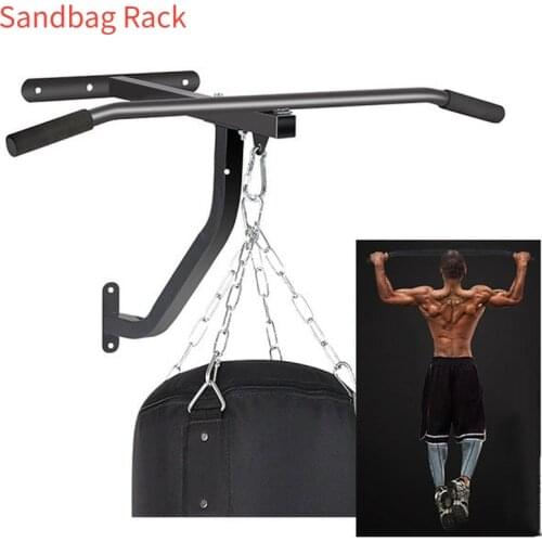 Sandbag Frame Wall Bracket Multifunctional Wall Mount Boxing Frame Horizontal Bar Sandbag Rack Hanger Boxing Indoor Fitness