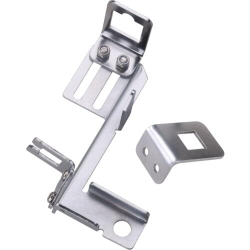 New Chrome Auto Throttle Cable Bracket Kit for Chevrolet SBC Holley