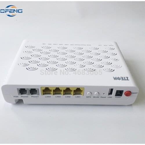 Brand new New ZTE F460 5.0 EPON ONU ONT Modem 4FE+1TEL+WIFI+USB English Firmware FTTH Fiber Optical Terminal