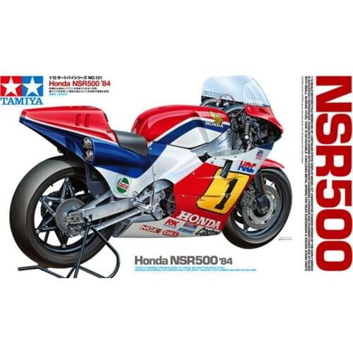 1/12 Tamiya Plastic Assembled Car Model Honda NSR500 1984 Motorcycle Toy Static Model DIY Assembling Kit #14121