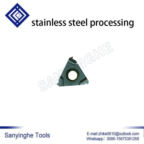 Free shipping high quality sanyinghe 10pcs/lots 16W 16NR / 16W 16ER cnc carbide threading inserts for stainless steel