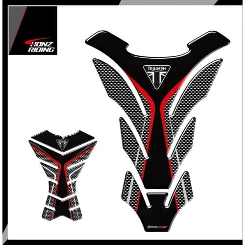 For Triumph 675R Tiger 800 XC Speed Triple Tankpad 3D Motorcycle Tank Pad Protector Decal Stickers